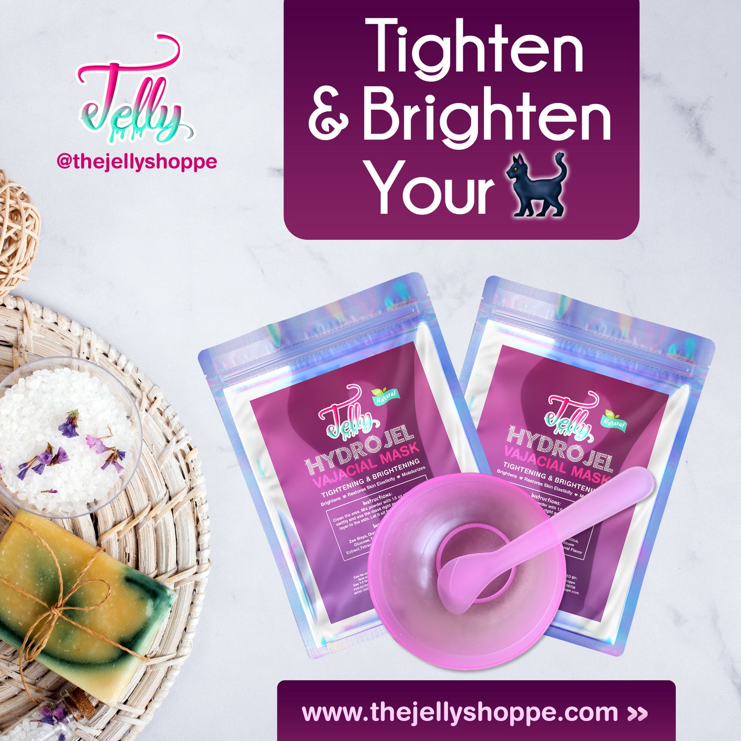 Tightening & Brightening Vajacial Jelly Kit