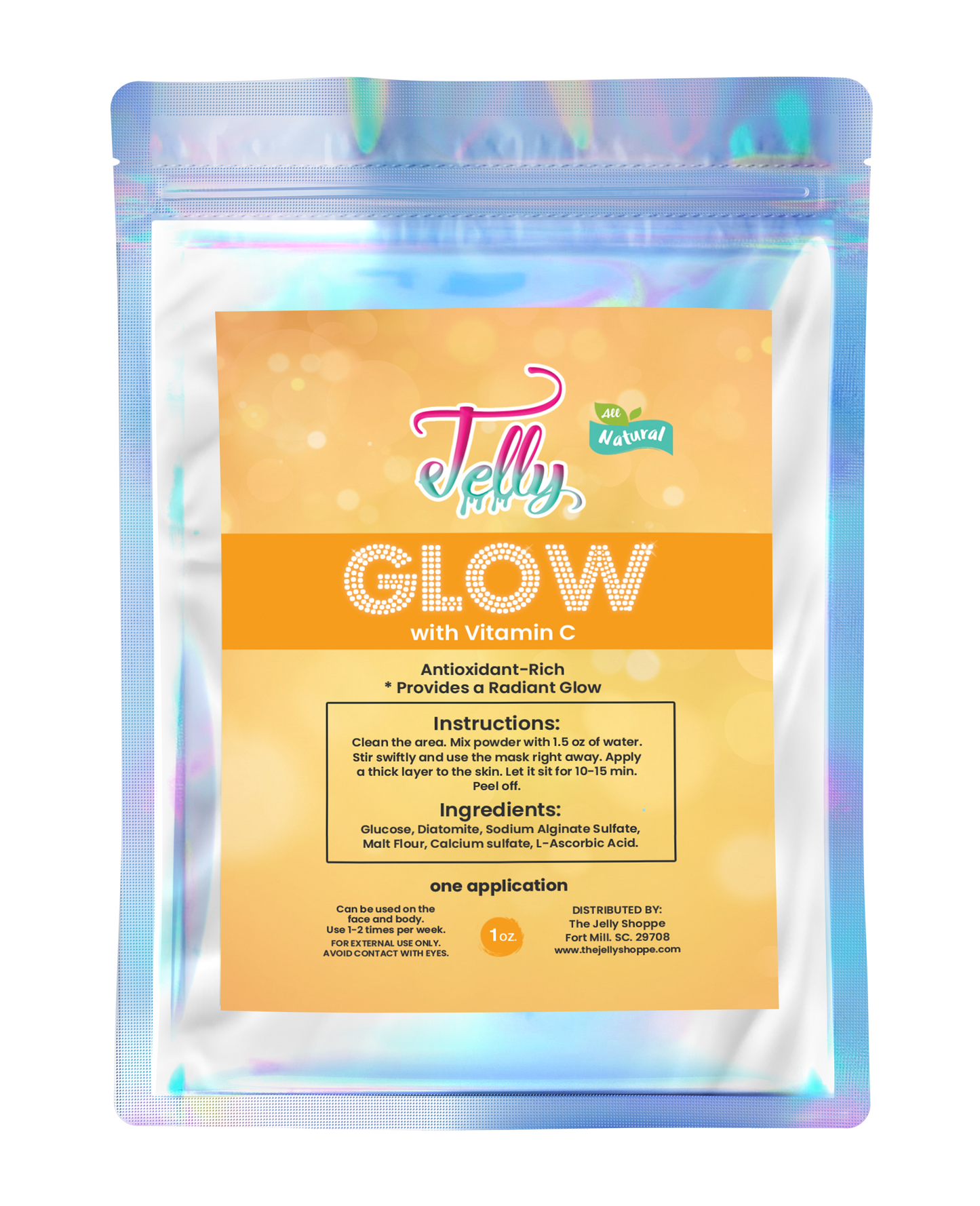Jelly Vajacial Mask | Glow with Vitamin C